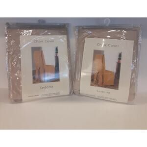Tex-Style Sedona Chair Cover x2 Buff Clean Lines
